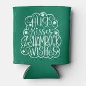 ハグ、キス、シャムロックの願い聖パトリックの日 缶クーラー (正面)