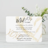 ハグ、キス、ハートの結婚後パーティー 招待状 (スタンド正面)