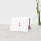 ハグ＆キス＆バレンタインの願い シーズンカード (裏面)