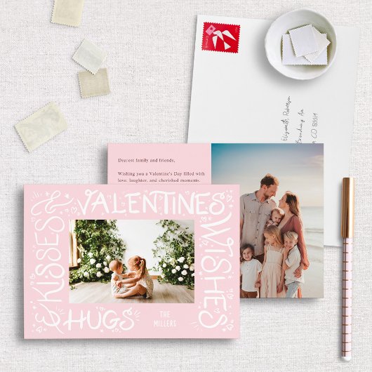 「ハグ&キス&バレンタインの願い」ハンドレター シーズンカード