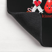 ハグ キス 血液採取 バレンタイン 臨床検査技師 検査技師 ラボTシャツ マウスパッド (コーナー)