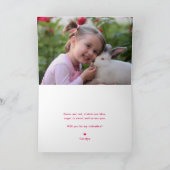 ハグ&キス(XOXO)バモダンレンタインデー シーズンカード (内部)