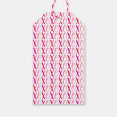 ハグ&キス(XOXO)バレンタインデーブライダルシャワー ギフトタグ (裏面)