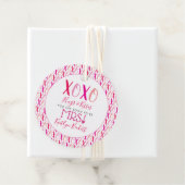 ハグ&キス(XOXO)バレンタインデーブライダルシャワー フェイバータグ (インサイチュ)