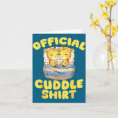 ハグ キュートなキリンカップル バレンタインデー カード (黄色い花)