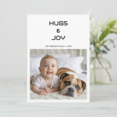 ハグ＆ジョイ　人間と犬からのカード シーズンカード (スタンド正面)