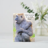 ハグ_ ポストカード (スタンド正面)