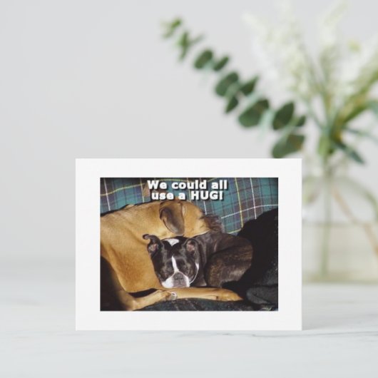 ハグ ポストカード (スタンド正面)