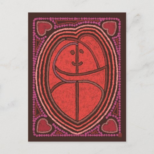 ハグ ポストカード (正面)