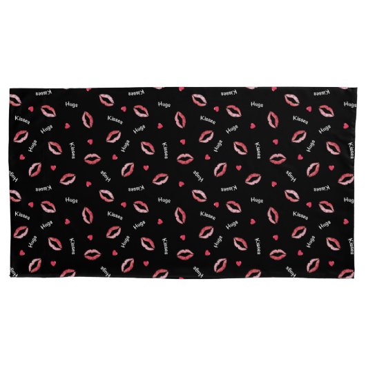 ハグ&リップキスズオブラブ 枕カバー (正面左)
