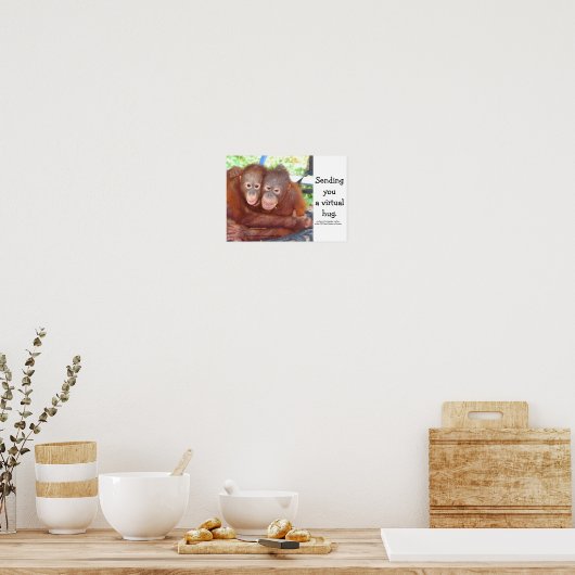 ハグ – 仮想ハグ ポスター (キッチン)