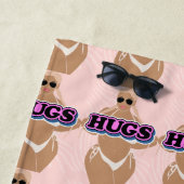 ハグ、漫画の美しさ、ビキニーの女性 ビーチタオル (インサイチュ)