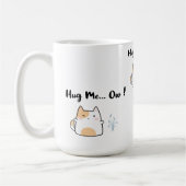 ハグ…痛っ! コーヒーマグカップ (左)