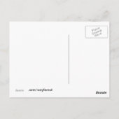 ハグ…私は恋しく思君 ポストカード (裏面)