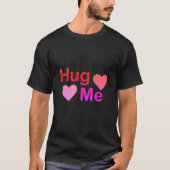 ハグme Tシャツと布デザイン Tシャツ (正面)
