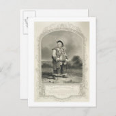 ハケット氏はファルスタッフとして、ヘンリー4世（パート1）法Iにおいて ポストカード (正面/裏面)