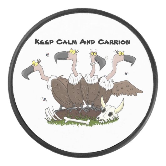 ハゲおもしろいイ漫画 アイスホッケーパック (正面)