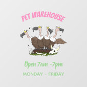 ハゲおもしろいイ漫画 ウィンドウサイン (シート)