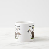 ハゲおもしろいイ漫画 エスプレッソカップ (正面)