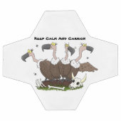 ハゲおもしろいイ漫画 サッカーボール (フラット)