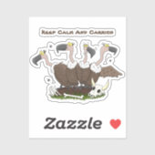 ハゲおもしろいイ漫画 シール (シート)