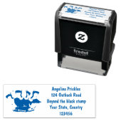 ハゲおもしろいイ漫画 セルフインキングスタンプ (インサイチュ)