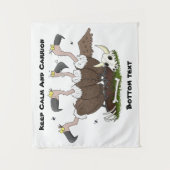 ハゲおもしろいイ漫画 タペストリー (正面)