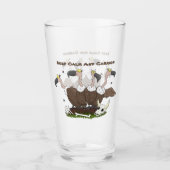 ハゲおもしろいイ漫画 タンブラーグラス (正面)