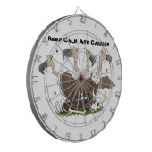 ハゲおもしろいイ漫画 ダーツボード (正面左)