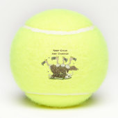 ハゲおもしろいイ漫画 テニスボール (裏面)