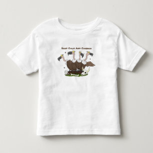 ハゲおもしろいイ漫画 トドラーTシャツ