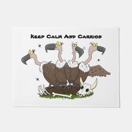 ハゲおもしろいイ漫画 ドアマット (正面)