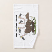 ハゲおもしろいイ漫画 バスタオルセット (ハンドタオル)