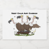 ハゲおもしろいイ漫画 フードラベル (シングルラベル)