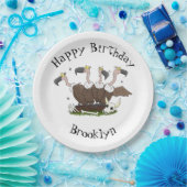 ハゲおもしろいイ漫画 ペーパープレート (パーティー)