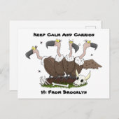 ハゲおもしろいイ漫画 ポストカード (正面/裏面)