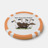 ハゲおもしろいイ漫画 ポーカーチップ (シングル)