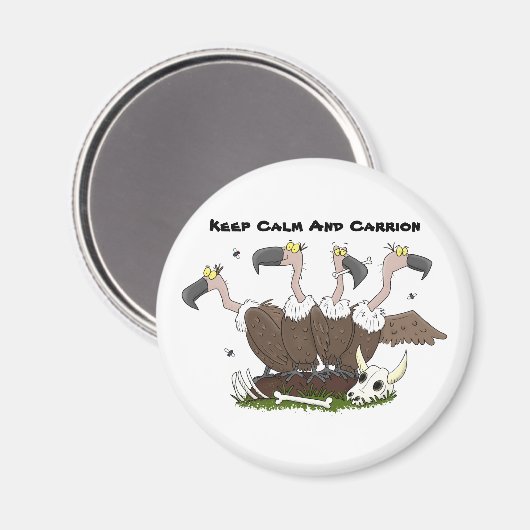 ハゲおもしろいイ漫画 マグネット (正面/裏面)