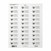 ハゲおもしろいイ漫画 ラベル (フルシート)