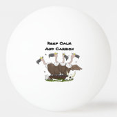 ハゲおもしろいイ漫画 卓球ボール (裏面)