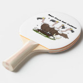 ハゲおもしろいイ漫画 卓球ラケット (正面アングル)