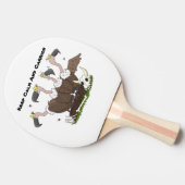 ハゲおもしろいイ漫画 卓球ラケット (横)