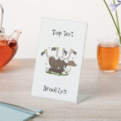 ハゲおもしろいイ漫画 台座サイン (インサイチュ)