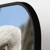 ハゲおもしろいワシ顔野生生物写真 ピックルボールラケット (左詳細)