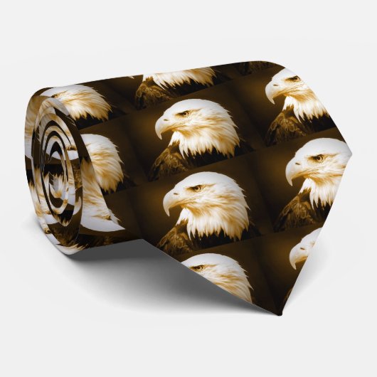 ハゲのアメリカン・イーグル・アイ ネクタイ (ロール)