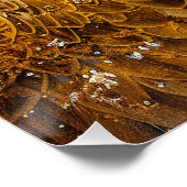 ハゲのイーグルの水彩山脈 ポスター (コーナー)