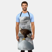 ハゲのイーグルエプロン エプロン (着用した状態)