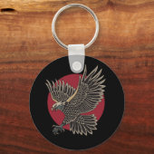 ハゲのイーグルキーチェーン キーホルダー (正面)