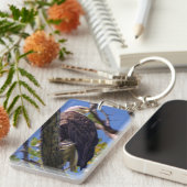 ハゲのイーグルキーチェーン キーホルダー (正面右)