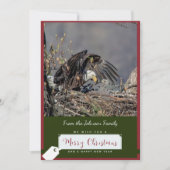 ハゲのイーグルクリスマスカード シーズンカード (正面)